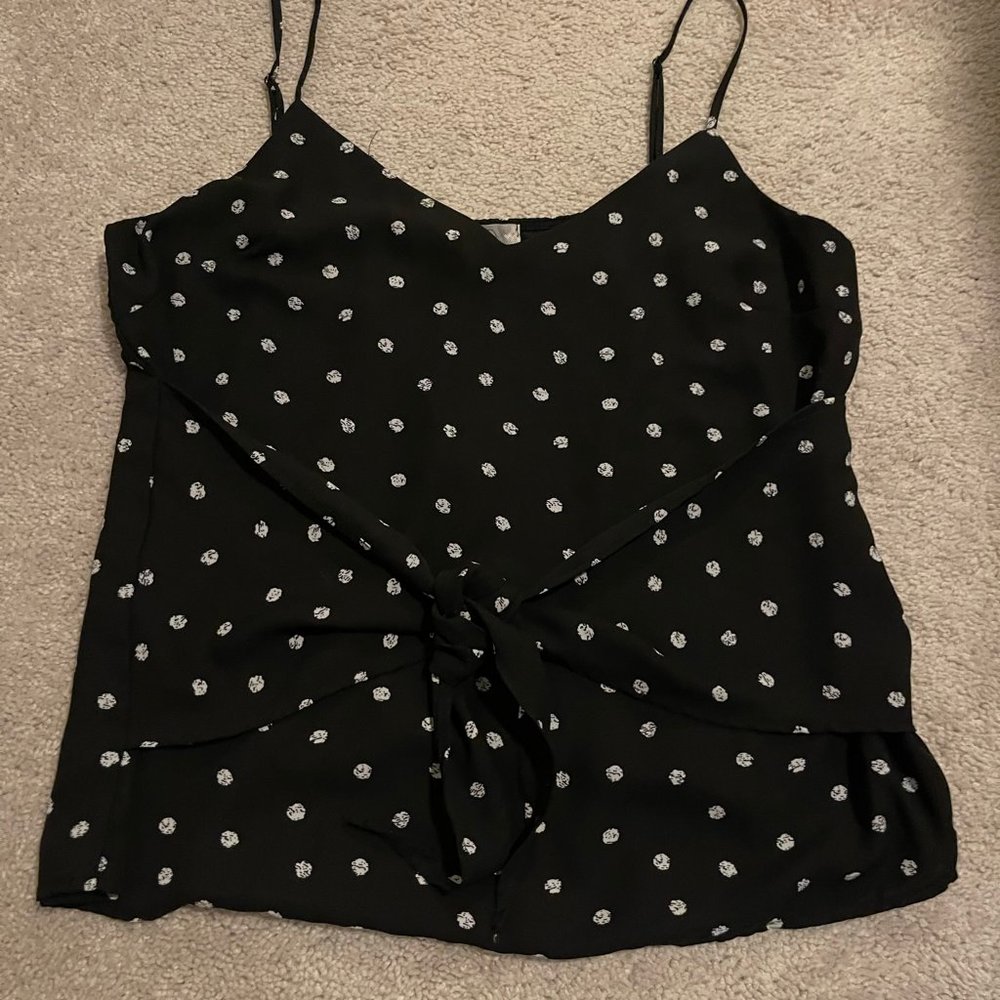 Silky tank style top